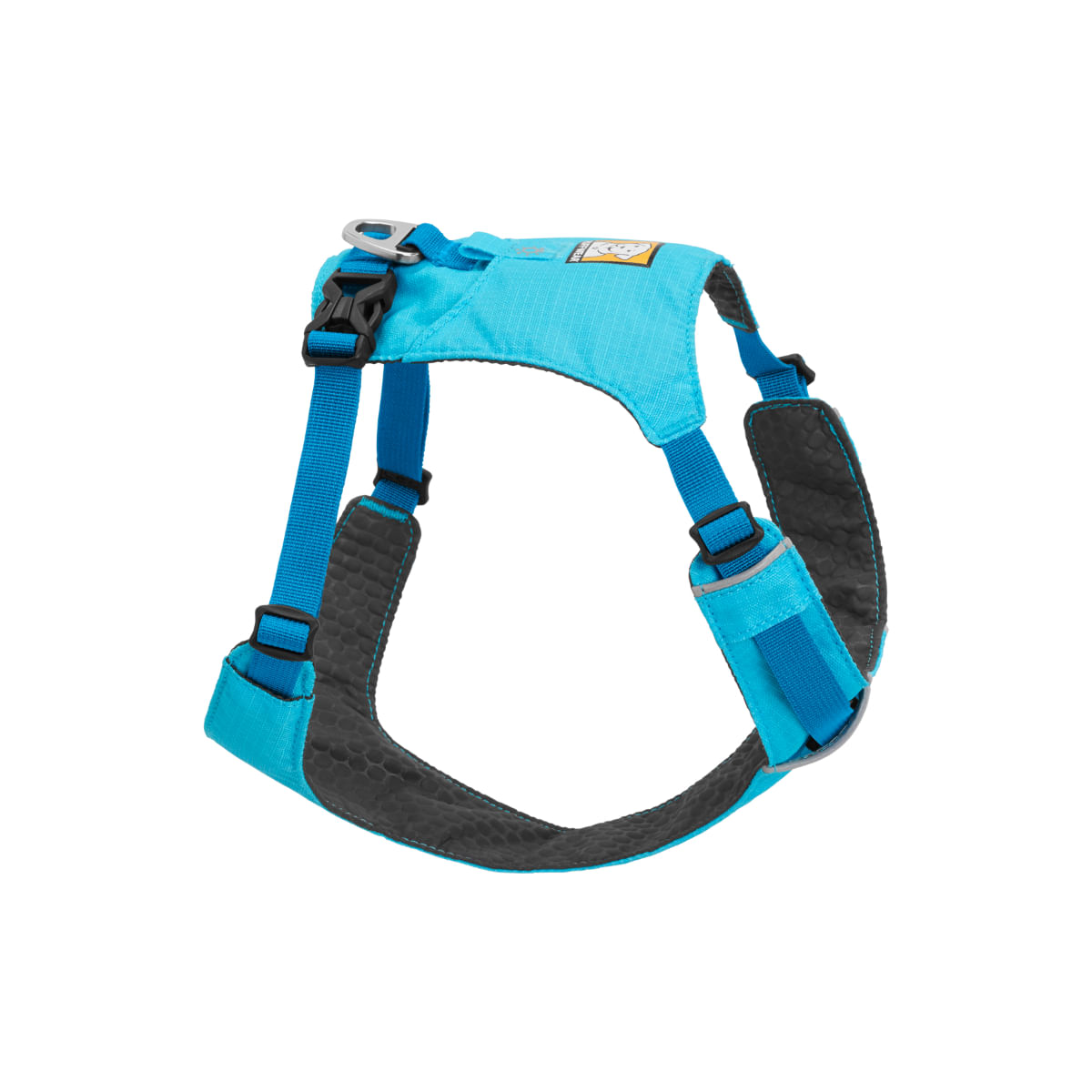RUFFWEAR Hi & Light, ham prindere spate câini, ajustabil, reflectorizant RUFFWEAR Hi & Light Blue Atoll, ham prindere spate câini, ajustabil, reflectorizant, albastru, L-XL(81-107cm) - 1 | YEO